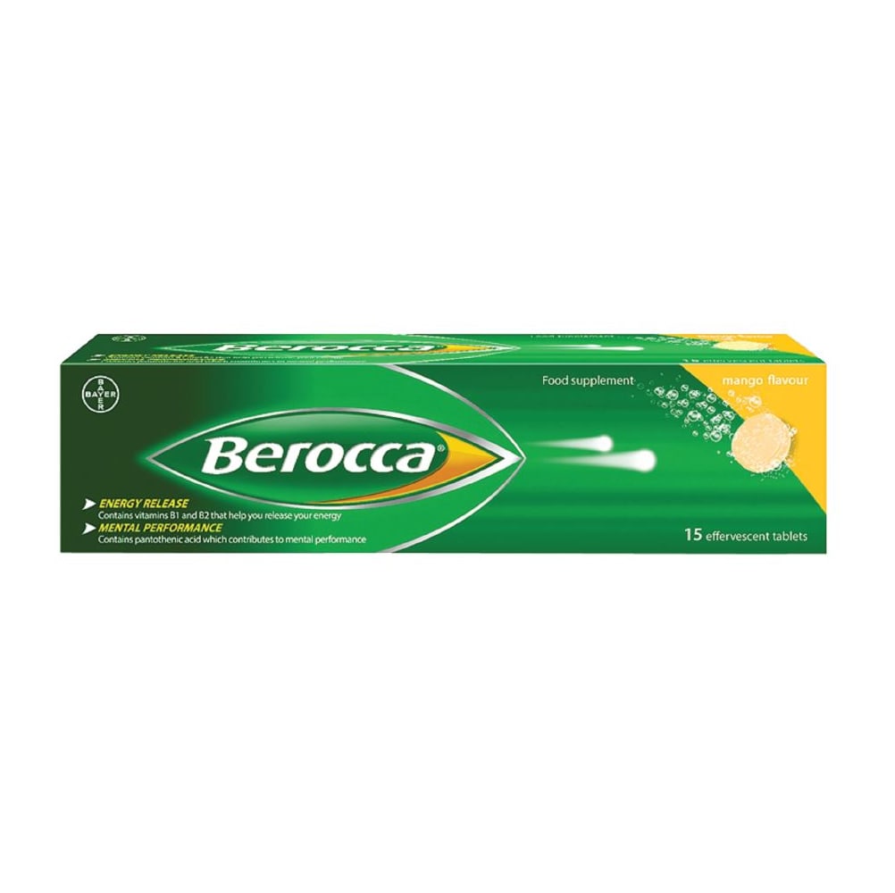 Berocca Performance Mango Effervescent Tablets